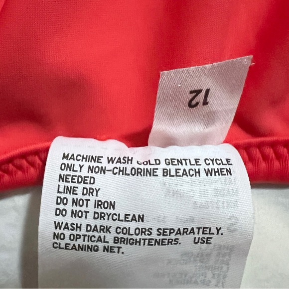 SOLD! ~ RARE! Princesse Tam Tam x Uniqlo ~ RED~ 1 Piece Swim Suit Maillot~Small - Picture 9 of 10